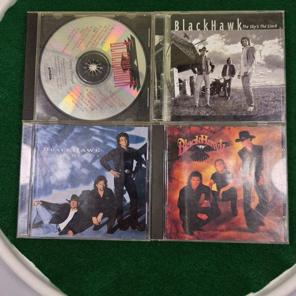 BlackHawk 4 CD Lot Strong Enough Love & Gravity The Skys The Limit Country Music